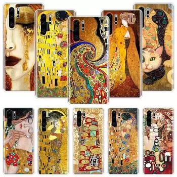 Чехол для телефона Kiss от Густава Климта с рисунком для Huawei Honor 10 9 20 9X 8A 8X 8S Lite Pro Y5 Y6 Y7 Y9S P Smart Z 2019 2021 10i 20i Cov Huawei Y5 2019