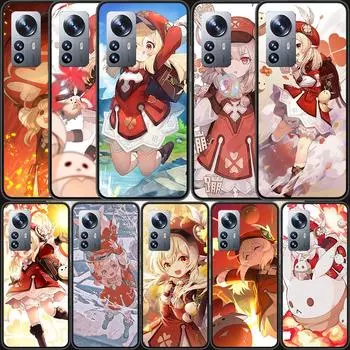 Чехол для телефона Klee - Genshin Impact для Xiaomi Mi 13 12 11T 10T 12T Pro 12X 11i 11 Ultra 10 Lite 5G 9 8 6X 5X A1 A2, чехол, чехол Xiaomi Mi 12 Lite