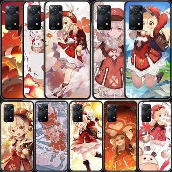 Чехол для телефона Klee - Genshin Impact для Xiaomi Redmi K40 Pro 10 Prime 10A 10C 10X 9 9A 9C 9T 8 8A 7 7A 6 6A S2 K30 K20 Redmi 9