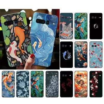 Чехол для телефона Koi Fish для Google Pixel 8 7 Pro 7A 7 6A 6 Pro Pixel 8A 4A 3A 4 XL Pixel 5 6 4 3 3A XL Google Pixel 7