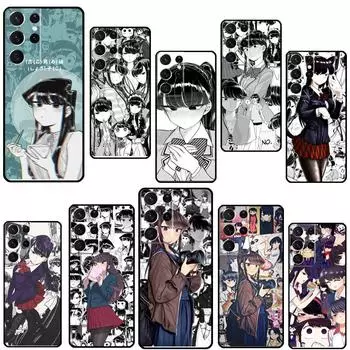 Чехол для телефона Komi Shouko Komi-san в стиле аниме для Samsung Galaxy S22 Ultra S8 S9 S10 Plus Note 20 Ultra S20 FE S21 Ultra Galaxy S10 Plus