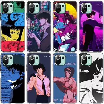 Чехол для телефона «Космический ковбой Бибоп» для Xiaomi Mi 11 Lite NE 11i 10T 11T Pro A2 A3 Lite POCO F3 M3 M4 C31 X3 Pro NFC GT, черный чехол Xiaomi POCO X3 Pro