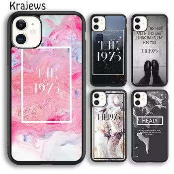 Чехол для телефона Krajews ARCTIC MONKEYS THE 1975 для iPhone 14 5 6s 7 8 plus X XR XS 11 12 13 pro max Samsung S21 S22 ultra Plus iPhone 6plus