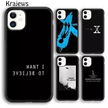 Чехол для телефона Krajews Best The X Files, который я хочу верить, для iPhone 14 5 SE 6s 7 8 plus XR XS 11 12 13 pro max Galaxy S21 S22 iPhone 6plus