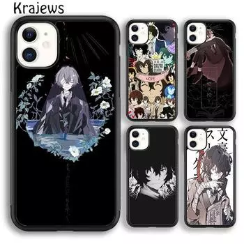 Чехол для телефона Krajews Dazai Osamu Bungou Stray Dogs для iPhone 14 5 6s 7 8 plus X XR XS 11 12 13 pro max Samsung S21 S22ultra iPhone 6plus