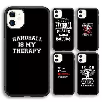 Чехол для телефона Krajews Handball Mom Player Handballer Mother для iPhone 14 6s 7 8 plus X XR XS 11 12 13 pro max Samsung S21 S22ultra iPhone 6plus