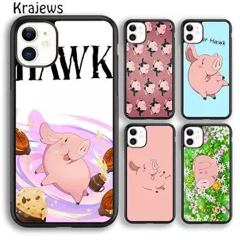 Чехол для телефона Krajews Hawk Seven Deadly Sins Nanatsu no Taizai для iPhone 14 5 SE 6s 7 8 plus 11 12 13 pro XR XS max Galaxy S21 S22 iPhone 6plus