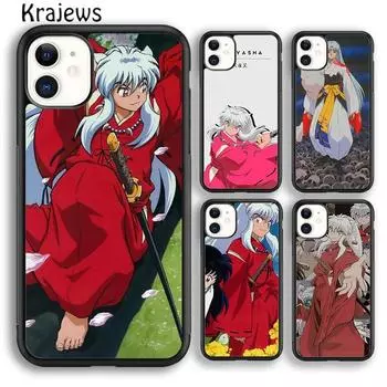 Чехол для телефона Krajews Inuyasha с японским аниме-мангой для iPhone 14 5S SE 6s 7 8 plus X XR XS 11 12 13 pro max Samsung S21 S22 iPhone 6plus