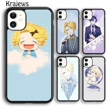 Чехол для телефона Krajews Jumin Yoosung Mystic Messenger для iPhone 14 5 SE 6s 7 8 plus 11 12 13 pro X XR XS max Samsung S21 S22 ultra iPhone 6plus