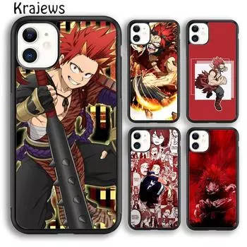 Чехол для телефона Krajews kirishima eijirou My Hero Academia для iPhone 14 5 6s 7 8 plus X XR XS 11 12 13 pro max Samsung S21 S22 ultra iPhone 6plus