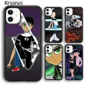 Чехол для телефона Krajews Movie Danny Phantom для iPhone 14 5 SE 6s 7 8 plus X XR XS 11 12 13 pro max Samsung Galaxy S21 S22ultra iPhone 6plus