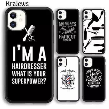 Чехол для телефона Krajews, расческа для салона красоты, чехол для iPhone 14 5S 6S 7 8 plus X XR XS 11 12 13 pro max Samsung S21 S22 ultra iPhone 6plus