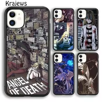 Чехол для телефона Krajews Satsuriku No Tenshi для iPhone 14 5 SE 6s 7 8 plus X XR XS 11 12 13 pro max Samsung Galaxy S21 S22ultra iPhone 6plus