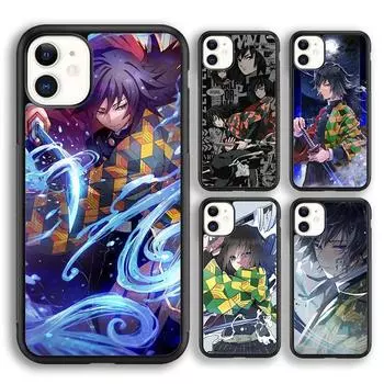 Чехол для телефона Krajews Tomioka Giyuu Demon Slayer для iPhone 14 5S 6S 7 8 plus X XR XS 11 12 13 pro max Samsung S21 S22 ultra iPhone 6plus