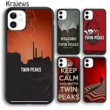 Чехол для телефона Krajews Twin Peaks Fire Walk With Me для iPhone 14 5 6s 7 8 plus X XR XS 11 12 13 pro max Samsung S21 S22 ultra iPhone 6plus