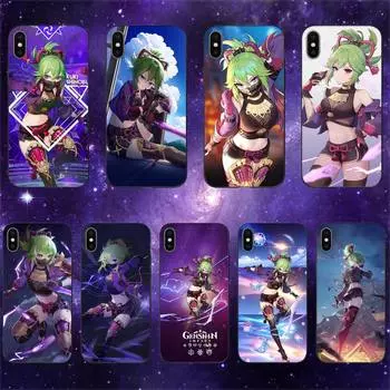 Чехол для телефона Kuki Shinobu Genshin Impact Game для Iphone 11 12 Mini 13 14 Pro Xs Max X 8 7 6s Plus 5 Se Xr Shell iPhone13