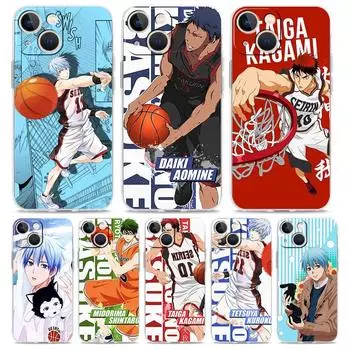 Чехол для телефона Kuroko no Basuke с аниме для iPhone 14 13 11 12 Pro Max X XR XS 7 8 Plus SE, прозрачный мягкий силиконовый чехол из ТПУ iPhone XS Max
