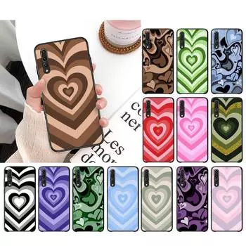 Чехол для телефона Latte Love Coffee Heart для Huawei P20 P30 P40 lite Pro PSmart 2019 Mate 10 20 Lite Pro Capa Huawei P30lite