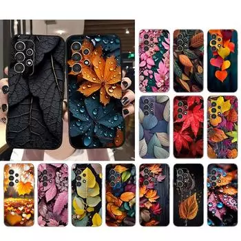 Чехол для телефона Leaf Leaves для Samsung A52S A21S A33 A23 A13 A14 A32 A52 A53 A54 A51 A71 M51 A23 5G