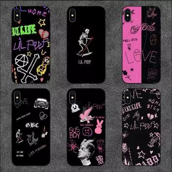 Чехол для телефона Lil Peep Rapper для iPhone 11 12 Mini 13 14 15 Pro XS Max X Plus SE XR Shell iPhone14Pro