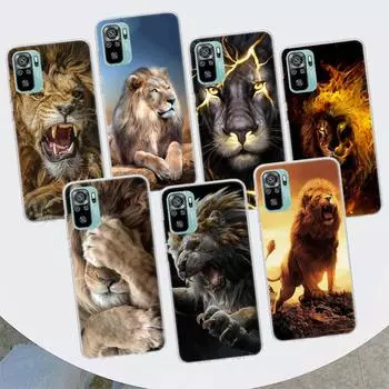Чехол для телефона Lion Alpha Male Cub для Xiaomi Redmi Note 10 Pro Max 10S 9 9S 9T 8 8T 11T 11S 11 5G 11E 7 6 5 4X Redmi Note 10S