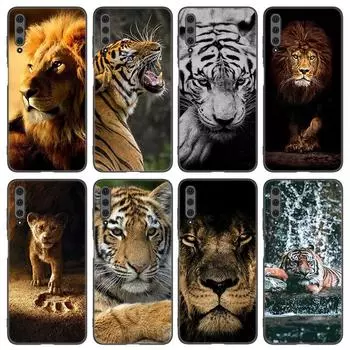 Чехол для телефона Lion Tiger Animal для Huawei Honor 7A 8A 9X 20 Pro 8 10X Lite 9A 8C 9C 20E 7S 8S 20S 8X 10i 20i 30i Мягкий черный чехол Honor 8 Lite