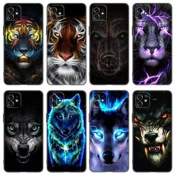 Чехол для телефона Lion Wolf Tiger Bear Rabbit для Apple iPhone 13 12 Mini 11 Pro XS Max XR X 8 7 6S 6 Plus SE 2022 2020 5S 5, мягкий чехол iPhone 11 Pro Max