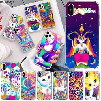 Чехол для телефона Lisa Frank Art для iPhone 12 pro max 11 pro XS MAX 8 7 6 6S Plus X 5S SE 2020 XR iphone XS MAX