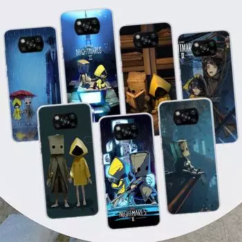 Чехол для телефона Little Nightmare 2 для Xiaomi Poco X3 GT X4 NFC M4 Pro M3 M2 F3 F2 F1 Mi Note 10 A3 A2 Lite A1 CC9E Fundas Xiaomi Poco X3