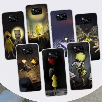 Чехол для телефона Little Nightmare Game для Xiaomi Poco X3 GT X4 NFC M4 Pro M3 M2 F3 F2 F1 Mi Note 10 A3 A2 Lite A1 CC9E Fundas Xiaomi Poco X3