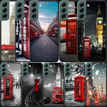 Чехол для телефона london bus england telephone для Samsung A15 A25 A35 A55 Galaxy A70S A50S A30S A30 A40 A71 A51 A41 A31 A21 A11 A01 A2 Samsung A35 5G