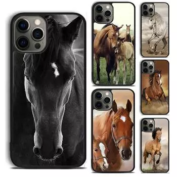 Чехол для телефона «Лошадь с животным бегом» для iPhone 5 6 7 8 Plus X XR XS SE2020 Apple 11 12 13 mini Pro Max Galaxy S10 S20 S21 iPhone 5 5S SE