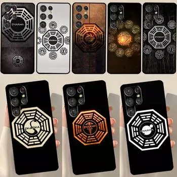 Чехол для телефона Lost TV Dharma Initiative с логотипом для Samsung Galaxy S23 S21 S22 Ultra S8 S9 S10 Note 10 Plus S20 FE Galaxy S10e