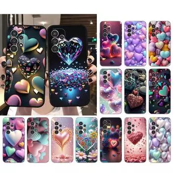 Чехол для телефона Love Heart для Samsung A52S A21S A33 A23 A13 A14 A32 A52 A53 A54 A51 A71 A15 A52