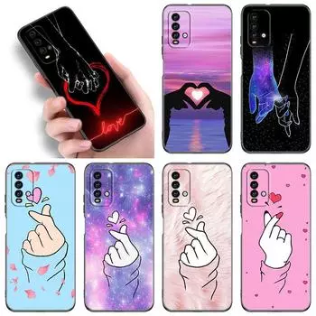 Чехол для телефона «Любовь на пальце» Kpop для Xiaomi Redmi Note 5 6 9T K20 K40 K50 Pro 7A 8A 9A 9C 9i 10A 10C A1 S2, черный чехол из ТПУ Redmi Note 5(Pro)