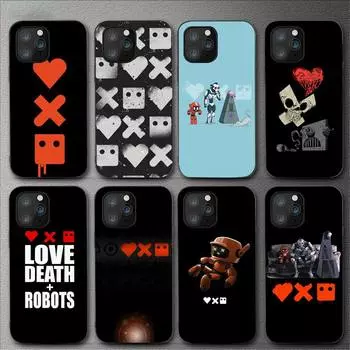 Чехол для телефона «Любовь, смерть и роботы» для iPhone 11 12 Mini 13 14 Pro XS Max X 8 7 6s Plus 5 SE XR Shell iPhone14ProMax