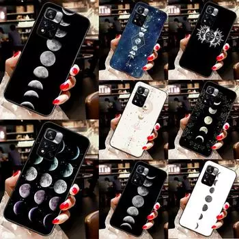 Чехол для телефона «Лунный свет, фазы Луны, Земля» для Xiaomi Redmi Note 9 Pro Note 10 Pro 8T 9S 10S Note 11 Pro 9C 9T 9A 10 Redmi 7