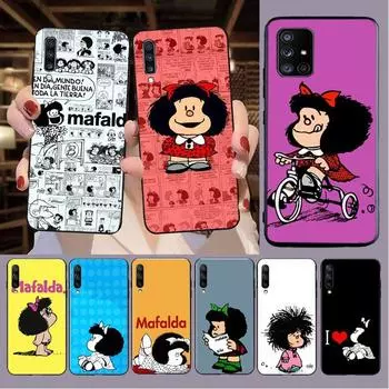 Чехол для телефона Mafalda Funda для Samsung Galaxy A13 A53 A11 A12 A32 A22 A52S 5G A10S A41 A42 A33 A20E A30S A40 A51 A71 A21S Чехлы Galaxy A10