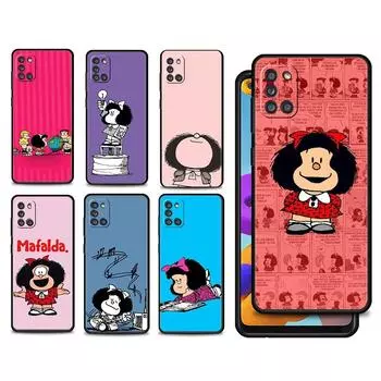 Чехол для телефона Mafalda Girl для Samsung Galaxy A51 A71 A31 A41 A72 A52 A12 A21s A02s A32 4G A33 A22 A53 A52s 5G A13 A23 Чехол Samsung A71