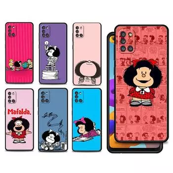 Чехол для телефона Mafalda Girl для Samsung Galaxy A51 A71 A31 A41 A72 A52 A12 A21s A02s A32 4G A33 A22 A53 A52s 5G A13 A23 Чехол Samsung A71