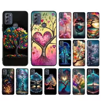 Чехол для телефона Magical Tree Flower для Moto G84 G22 G32 G42 G52 G62 G53 G72 G60 G60S G100 G10 G20 G30 G13 G50 G 5G G Pure Moto G13
