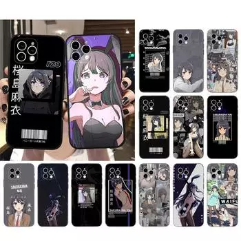 Чехол для телефона Mai Sakurajima для Iphone 14 Pro Max 13 12 11 Pro Max Xs Xr X 12mini 7 8 14 Plus Se Case Funda iphone XR