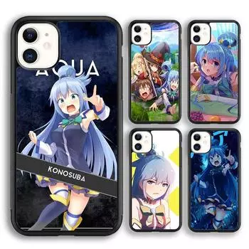 Чехол для телефона MaiYaCa Aqua Konosuba для iPhone 5 SE 2020 6 7 8 plus X XR XS 11 12 13 14 pro max Samsung S21 S22 iPhone 6plus