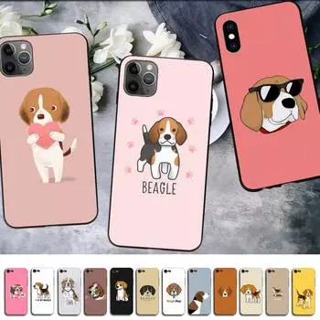 Чехол для телефона MaiYaCa Beagle Dog для iPhone 13 11 12 pro XS MAX 8 7 6 6S Plus X 5S SE 2020 XR iphone 6 6s