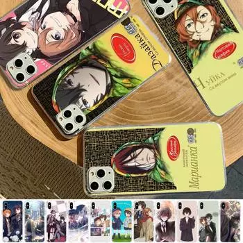 Чехол для телефона MaiYaCa Bungo Stray Dogs Twin Dark Osamu Dazai для iPhone 13 11 12 pro XS MAX 8 7 6 6S Plus X 5S SE 2020 XR iphone 6 6s