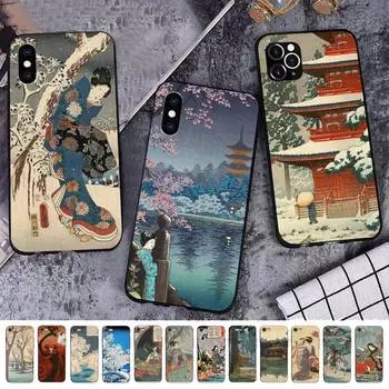 Чехол для телефона MaiYaCa Ukiyo-e в японском стиле с художественной росписью для iPhone 13 11 12 pro XS MAX 8 7 6 6S Plus X 5S SE 2020 XR iphone 6 6s