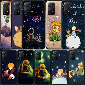 Чехол для телефона «Маленький принц» с акварельным рисунком для Xiaomi Redmi Note 11 Pro 11E 11S 4G 11T 10 10S 9 9S 9T 5G 8 8T 7 6 5 4 4X Redmi Note 10S
