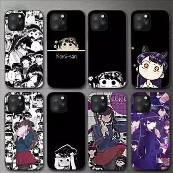 Чехол для телефона Manga Chibi Komi Shouko Komi-San для Iphone 11 12 Mini 13 14 Pro Xs Max X 8 7 6s Plus 5 Se Xr Shell iphoneX