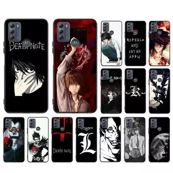 Чехол для телефона «Manga Death Note» для Motorola Moto E7 Plus E32 E20 E40 Edge 20 Lite G22 G52 G20 G30 G100 G60 G50 G10 G Pure G Stylus Moto E7
