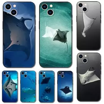 Чехол для телефона Manta Ray для iPhone Samsung Galaxy Redmi Xiaomi Oppo OnePlus Note SA 7 8 9 10 11 12 13 14 20 21 22 23 53 54 Pro Max Plus Ultra TPU Soft iPhone 6 or 6S